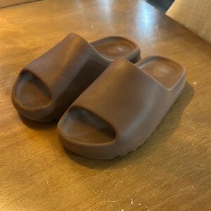 Yeezy Brown Slip-On Loafers